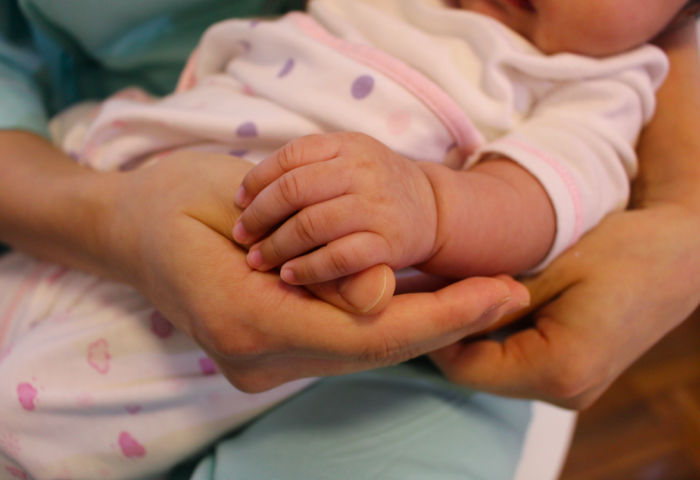 infant hands