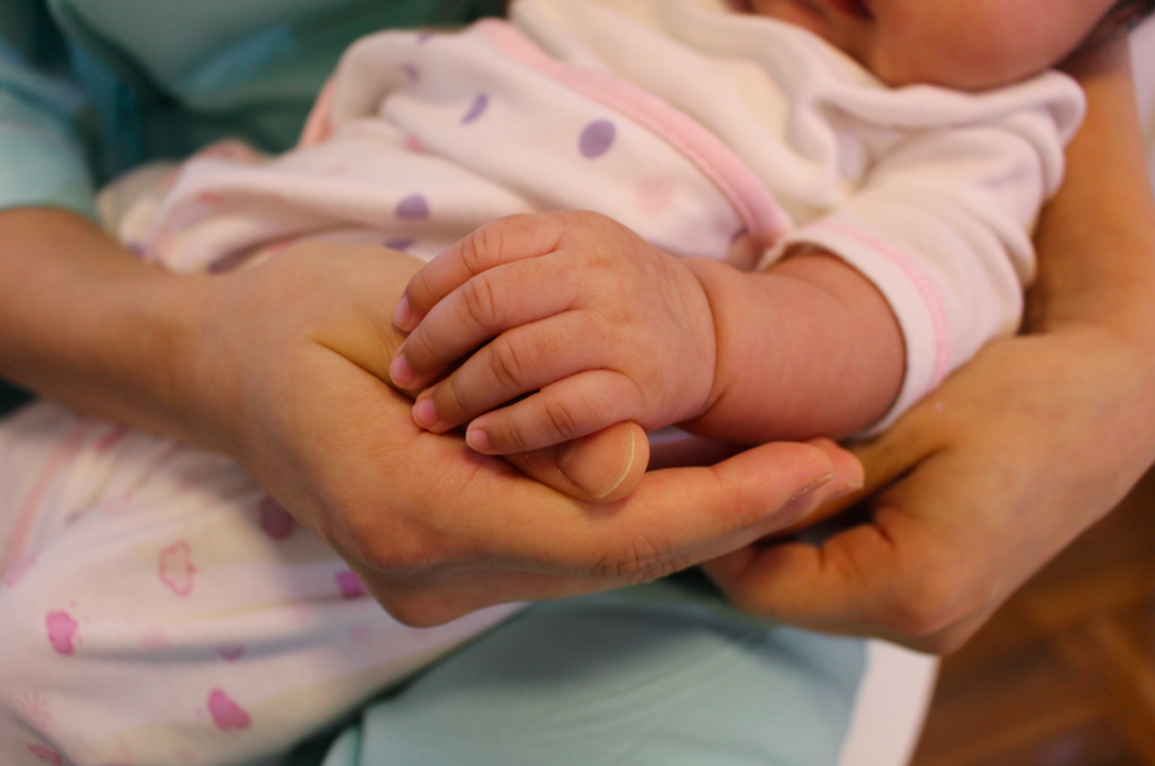 infant hands